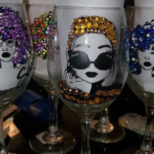 Bling out wine glasses